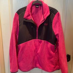 Fila Sport women’s fleece full zip jacket. Size XL